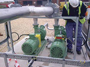 Victor S series self priming pumps – Handling effluent at a crisp factory